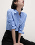 Marks & Spencer "Cotton Rich Striped Fitted Shirt"
